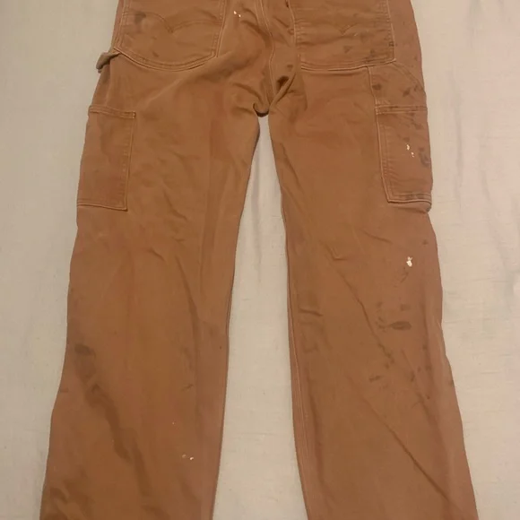 Levi's Men's Straight Jeans in Brown - Picture 6 of 14